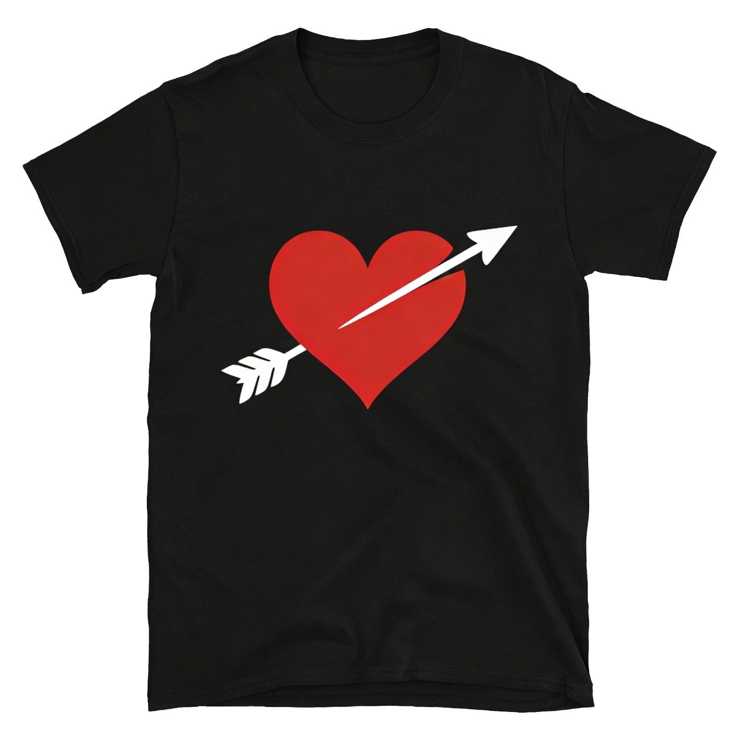 Valentines Day Couple Matching Short Sleeve TShirt Made From Pure Cotton