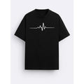 Men's ECG Print Short Sleeve T-Shirt for Summer Casual Wear Comfortable Versatile Trendy and Grandma's Favorite