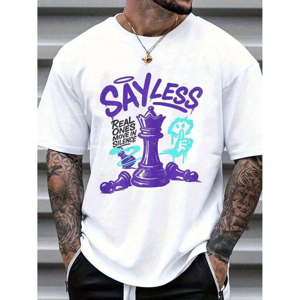 Humorous Retro Purple Grape Five Matching Men's TShirt Streetwear HipHop Style Team Tee