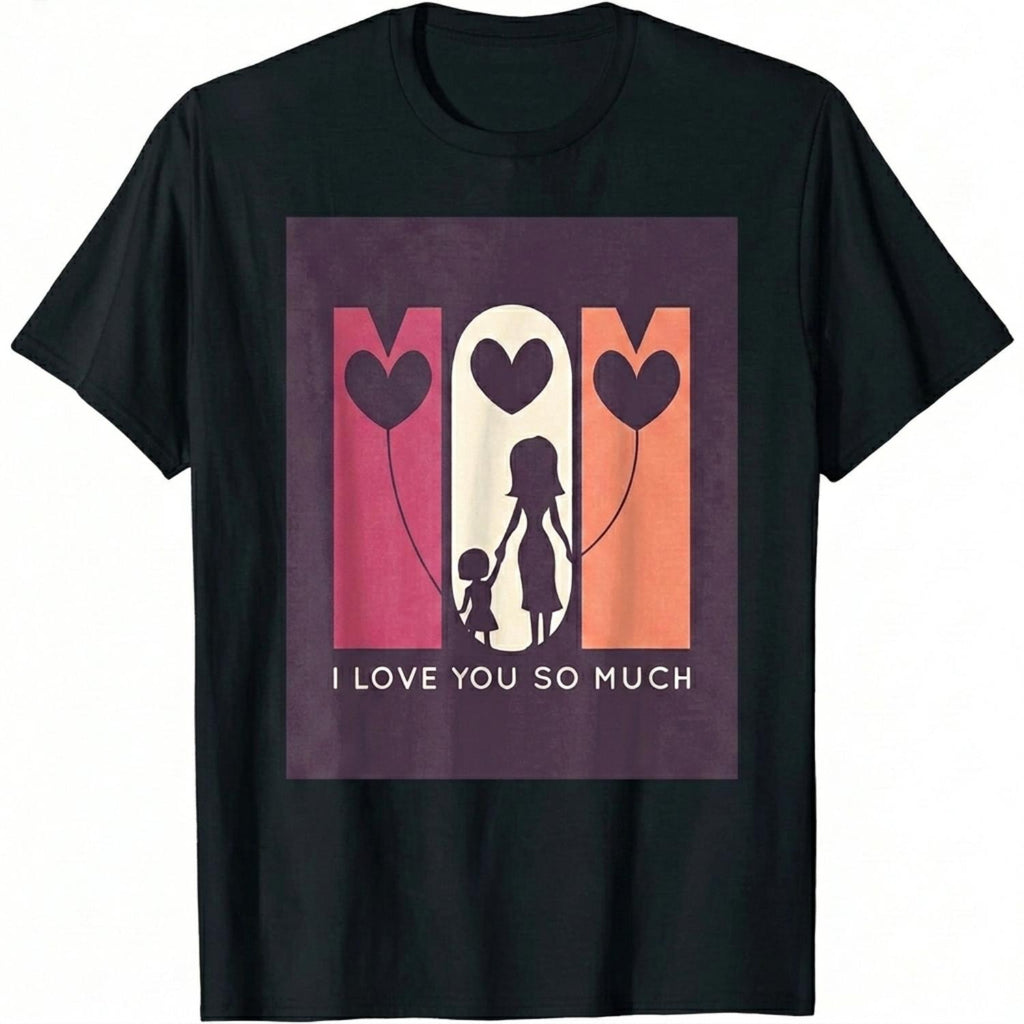 Cute Retro Girl Mom Graphic T-Shirt | Mother & Daughter Shirt | Pure Cotton S-5XL