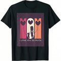 Cute Retro Girl Mom Graphic T-Shirt | Mother & Daughter Shirt | Pure Cotton S-5XL